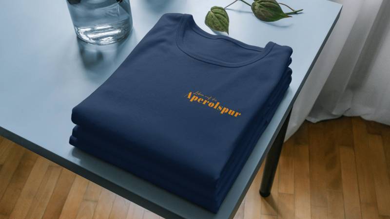 Leben Auf Der Aperolspur - Premium Unisex-T-Shirt Bio-Baumwolle von aprldesigns