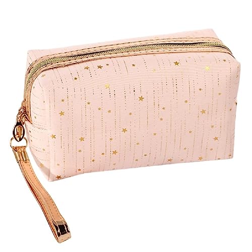 Damen Kosmetiktasche Mit Sternenmuster Make Up Tasche Reisetasche Wasch Kulturbeutel Damen Make Up Tasche Tamponhalter Etui Kleine Kosmetiktasche Mit Sternmuster Multifunktionale von apughize