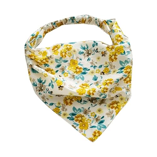 apughize Blumen Haarbandanas Kopftuch Damen Haarschal Niedliches Blumenmuster Stirnband Vintage Kopfbedeckung Kopftuch FüR MäDchen Blumen Haarbandanas Kopftuch Kopftuch StirnbäNder FüR Frauen von apughize