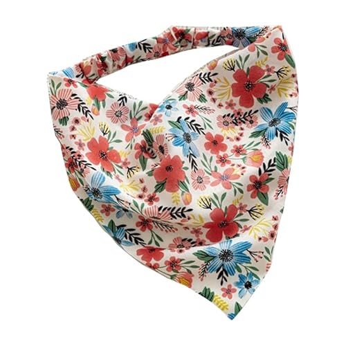 apughize Blumen Haarbandanas Kopftuch Damen Haarschal Niedliches Blumenmuster Stirnband Vintage Kopfbedeckung Kopftuch FüR MäDchen Blumen Haarbandanas Kopftuch Kopftuch StirnbäNder FüR Frauen von apughize