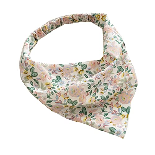 apughize Blumen Haarbandanas Kopftuch Damen Haarschal Niedliches Blumenmuster Stirnband Vintage Kopfbedeckung Kopftuch FüR MäDchen Blumen Haarbandanas Kopftuch Kopftuch StirnbäNder FüR Frauen von apughize