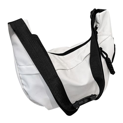 Mode Umhängetasche Große Kapazität Einstellen Sie Stipper -Verschluss Nylon Messenger -Beutel für Tägliche Verwendung Nylon -Tasche für Frauen für Frauenbeutel für Wanylon Fabric Messenger (Eine von aqxreight