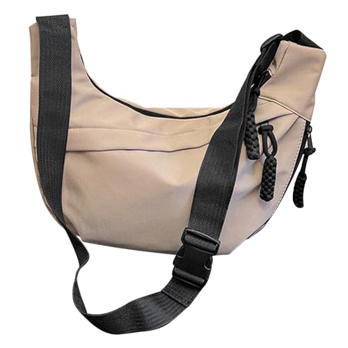 Mode Umhängetasche Große Kapazität Einstellen Sie Stipper -Verschluss Nylon Messenger -Beutel für Tägliche Verwendung Nylon -Tasche für Frauen für Frauenbeutel für Wanylon Fabric Messenger (Eine von aqxreight