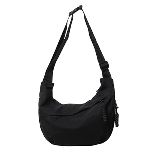 Mode Umhängetasche Große Kapazität Einstellen Sie Stipper -Verschluss Nylon Messenger -Beutel für Tägliche Verwendung Nylon -Tasche für Frauen für Frauenbeutel für Wanylon Fabric Messenger (Eine von aqxreight