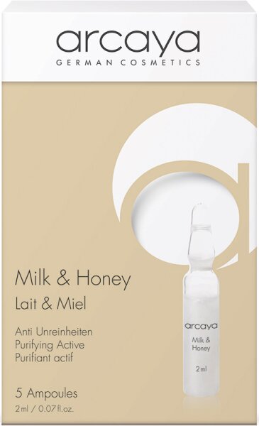 Arcaya Milk & Honey 5 Ampullen (5x 2 ml) von arcaya