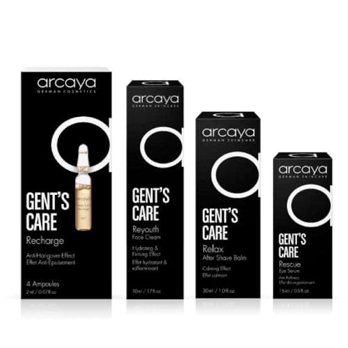 arcaya Gent's Recharge Set | Männer Gesichtspflege | Hautpflege Set | Ampullen | Face Cream | After Shave Balm | Eye Serum Pflege Männerhaut | Geschenk zu Vatertag Geburtstag arcaya Gent's Recharge Set | Männer Gesichtspflege | Hautpflege Set | Ampullen | Face Cream | After Shave Balm | Eye Serum Pflege Männerhaut | Geschenk zu Vatertag Geburtstag von arcaya