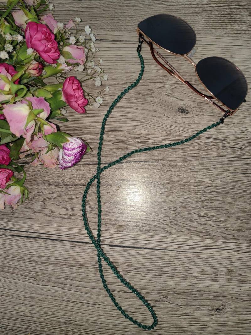 Makramee Brillenkette | Brillenketten Geburtstag Muttertag Macrame Boho von ardicreativehandmade
