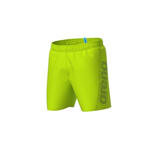 arena Men's Fundamentals Logo Boxer R Swim Trunks, Artic Lime-Mangrove, L von arena