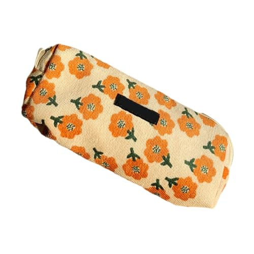 Federmäppchen aus Cord mit großem Fassungsvermögen, Mehrzweck-Stiftetui, Reißverschluss, Reise-Make-up-Tasche für Mädchen und Frauen von arenmi