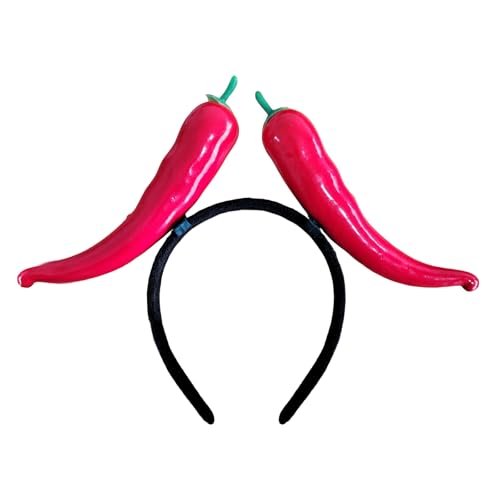 Kreatives doppelköpfiges Obst-/Gemüse-Stirnband für Kinder, Jugendliche und modische Erwachsene für Partyfeiern von arenmi