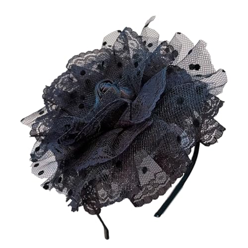 arenmi Fascinator Stirnband Hut mit Blume Braut Kopfschmuck Schöne Kopfbedeckung Damen Haarschmuck Haarschmuck von arenmi