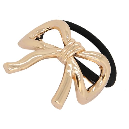 arenmi Metall-Haargummis, Pferdeschwanz-Manschetten für Damen und Mädchen, modisches Haar-Accessoire, elegante Haarmanschette, Party-Kopfbedeckung von arenmi