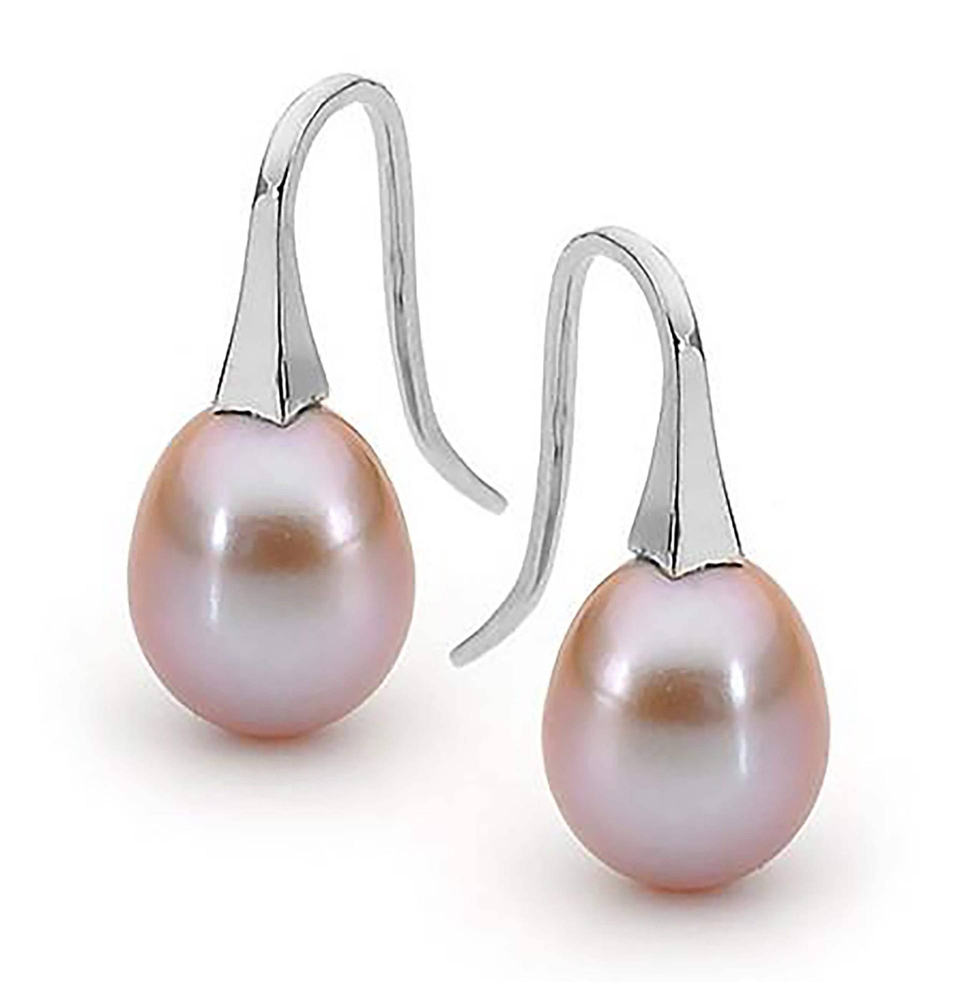 Rosa Perle Ohrringe, Sterling Silber Medium Pink Kurze Ohrringe Rosa Perle Ohrringe, Sterling Silber Medium Pink Kurze Ohrringe von argentonDesign