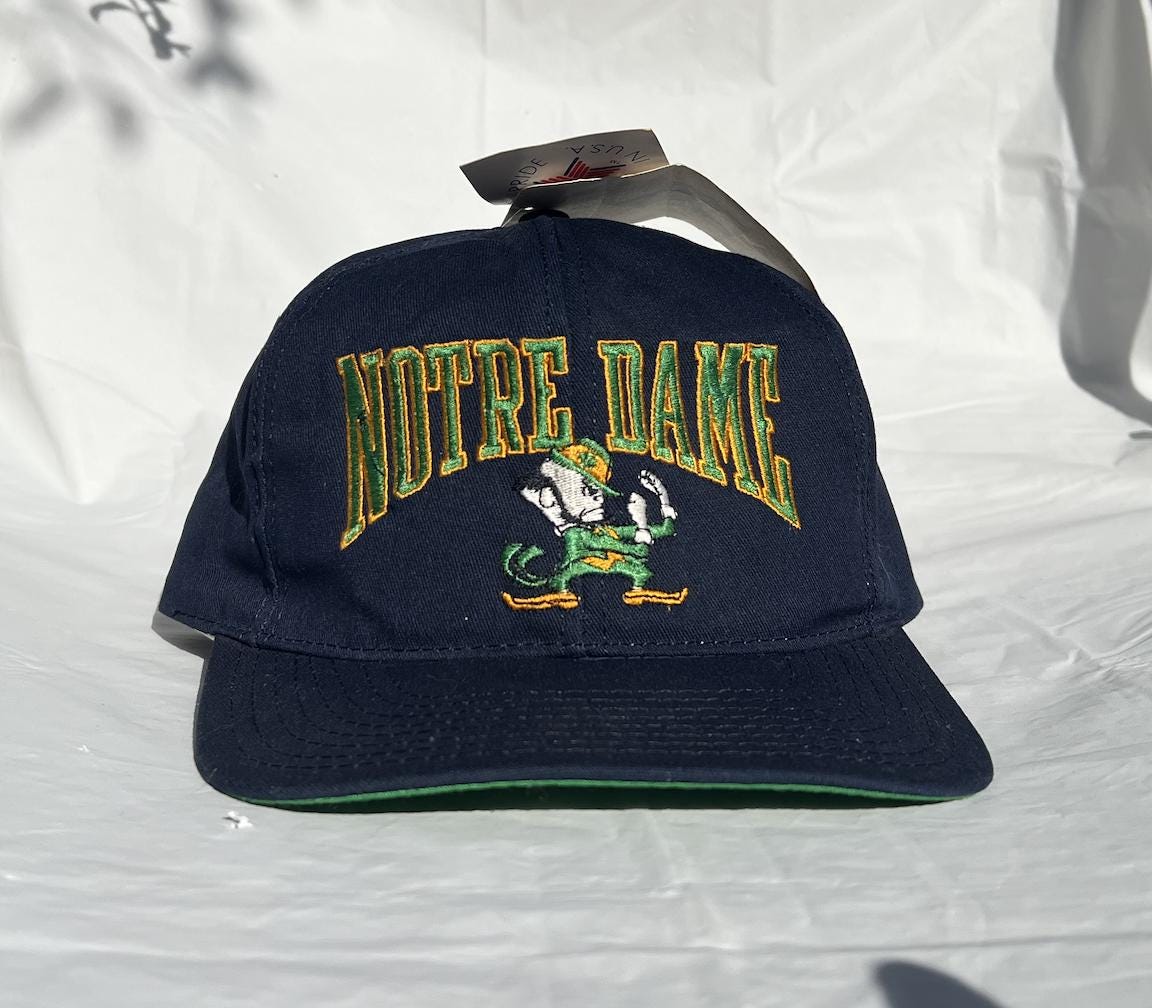 Vintage 1990Er Jahre Nd Notre Dame Fighting Irish Baseball Cap Hut Snapback Herren Größe Made in Usa von arm90210