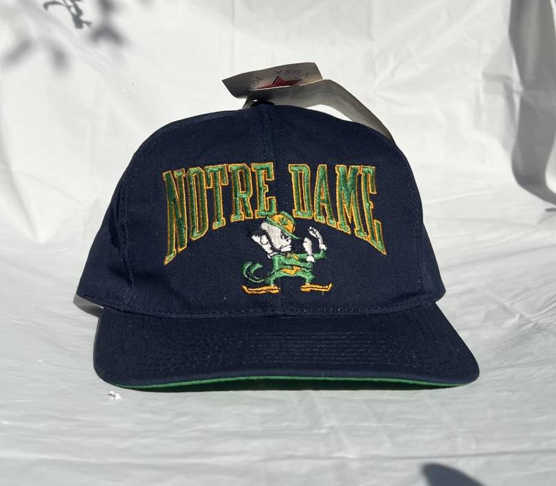 Vintage 1990Er Jahre Nd Notre Dame Fighting Irish Baseball Cap Hut Snapback Herren Größe Made in Usa von arm90210