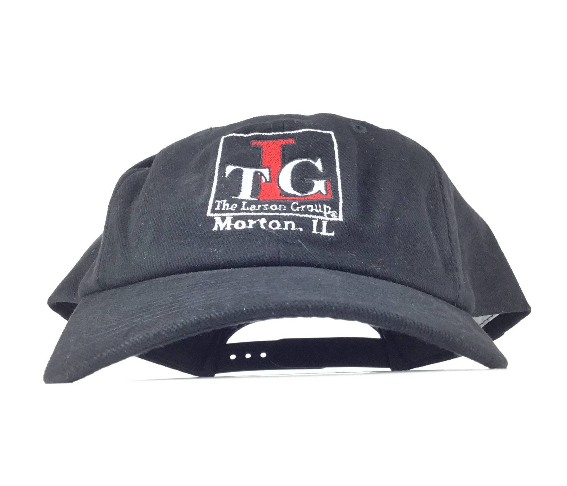 Vintage 1990Er Tlc The Larson Group Morton Il Illinois Baseball Cap Hat Adj. Herrengröße Baumwolle von arm90210