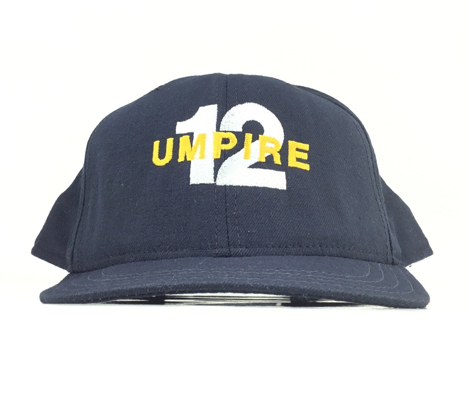 Vintage 90Er Jahre Umpire 12 Baseball Cap Hut Snapback Mens Size New Era Pro Model Dupont Visor von arm90210