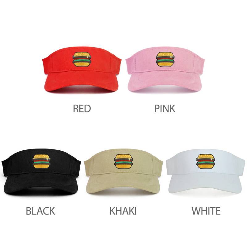 Burger Patch Baumwolle Verstellbare Visier Kappe von armycrew