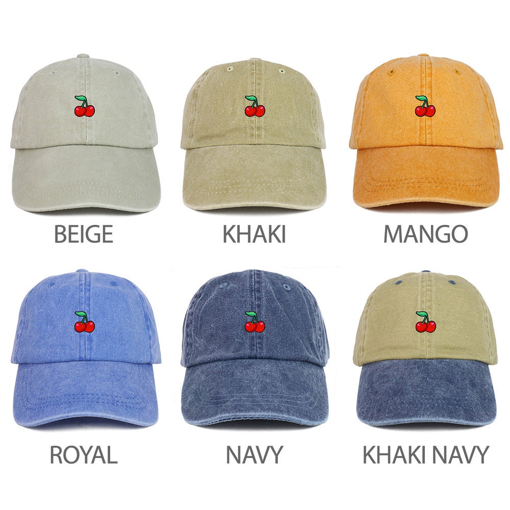 Jugend Kind Kirsche Patch Pigment Gefärbt Weiche Baumwolle Gewaschen Low Profile Cap Jugend Kind Kirsche Patch Pigment Gefärbt Weiche Baumwolle Gewaschen Low Profile Cap von armycrew