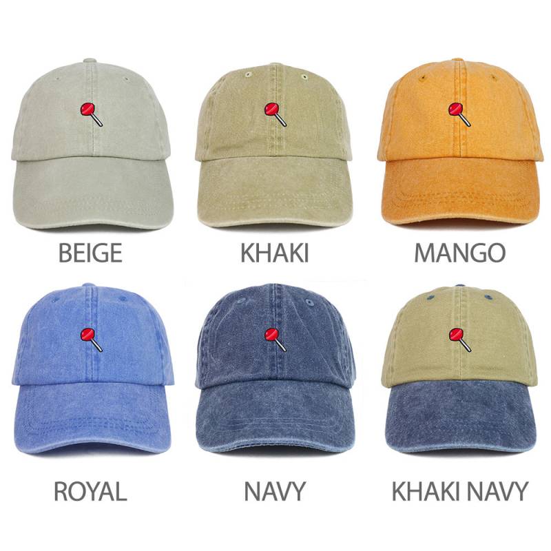 Jugend Kind Lollipop Patch Pigment Gefärbt Weiche Baumwolle Gewaschen Low Profile Cap von armycrew