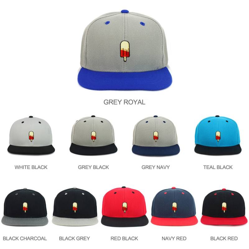 Jugend Kind Popsicle Patch Flache Bill Snapback 2-Ton Baseball Cap von armycrew