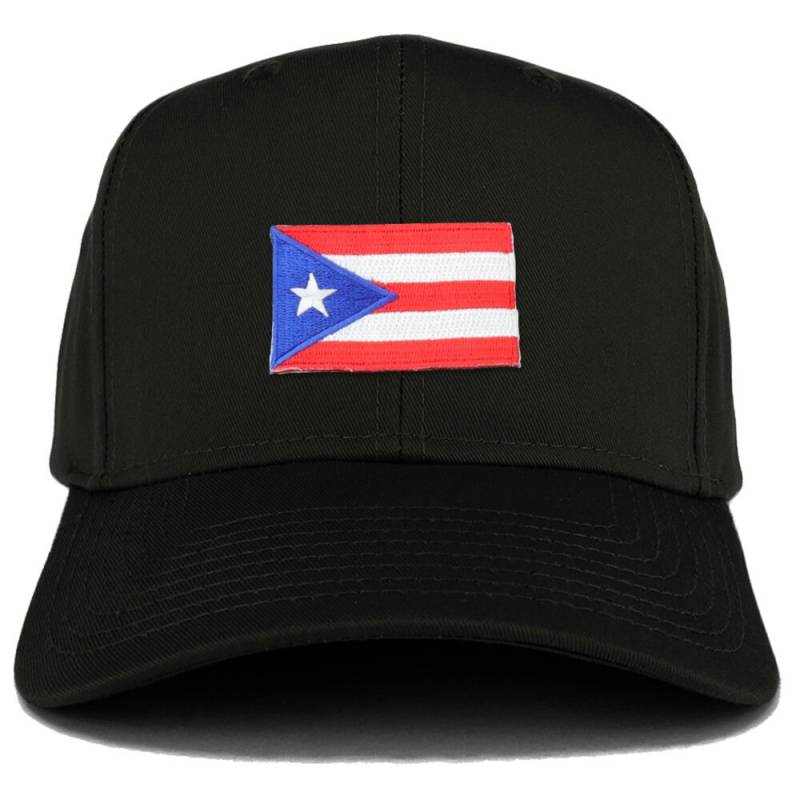 Kleine Puerto Rico Flagge Patch Strukturierte Baseball-Kappe | 27-079-Prflag von armycrew