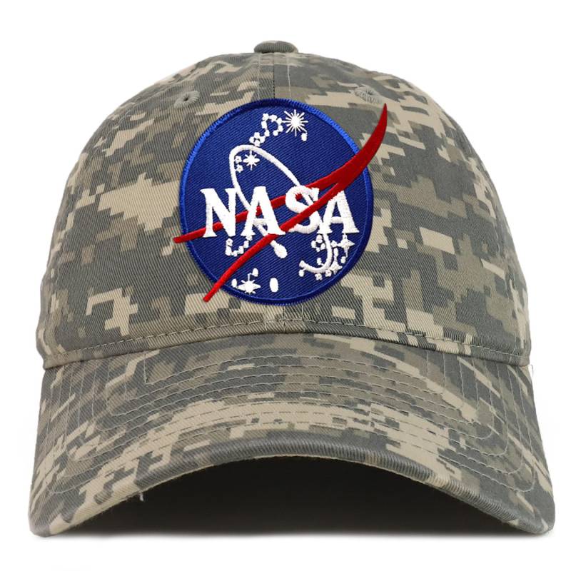 Nasa Insignia Logo Patch Camouflage Weiche Krone Baumwolle Baseball Cap von armycrew