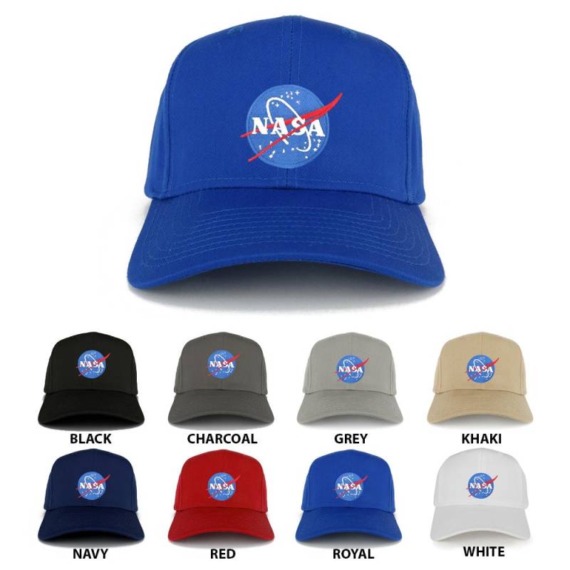 Nasa Small Insignia Space Logo Bestickter Aufnäher Verstellbare Baseballkappe | 27-079-Insignia-Small von armycrew