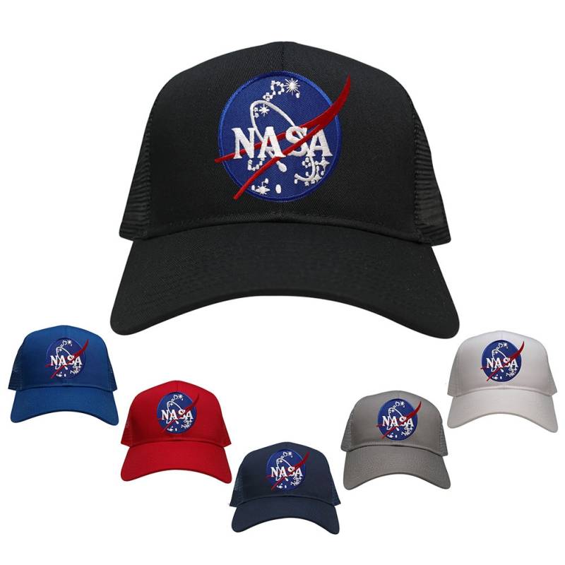 Nasa Space Insignia Bestickt Patch Snapback Mesh Trucker Cap - Insignia | 30-287-Insignia von armycrew