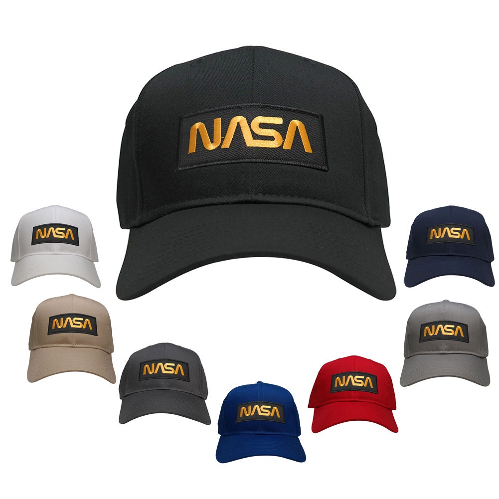 Nasa Wurm Gold Text Gesticktes Aufnäher Snapback Baseballkappe | 27-079-Pm302 Nasa Wurm Gold Text Gesticktes Aufnäher Snapback Baseballkappe | 27-079-Pm302 von armycrew