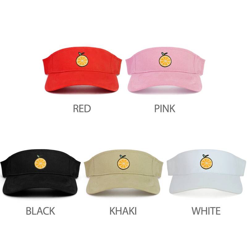 Orange Patch Baumwolle Verstellbare Visier Kappe von armycrew