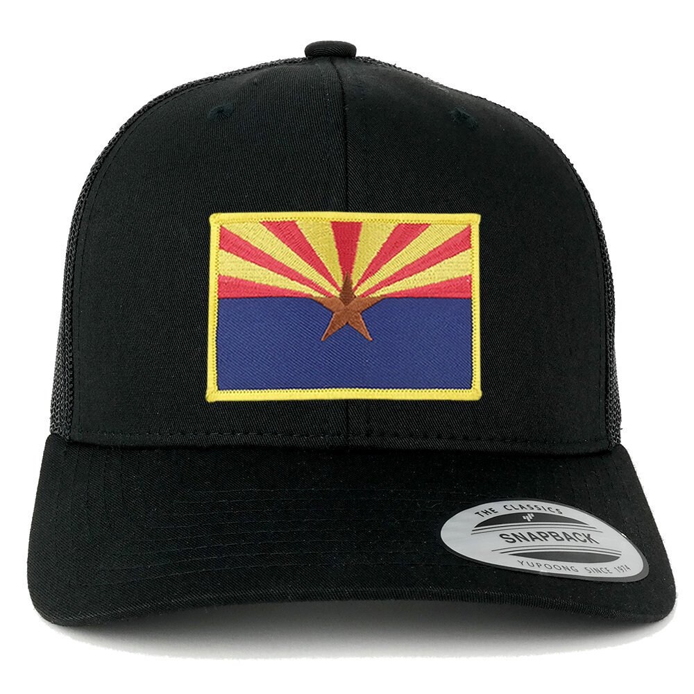 Oversize Xxl Arizona State Flagge Patch Retro Trucker Mesh Cap Oversize Xxl Arizona State Flagge Patch Retro Trucker Mesh Cap von armycrew