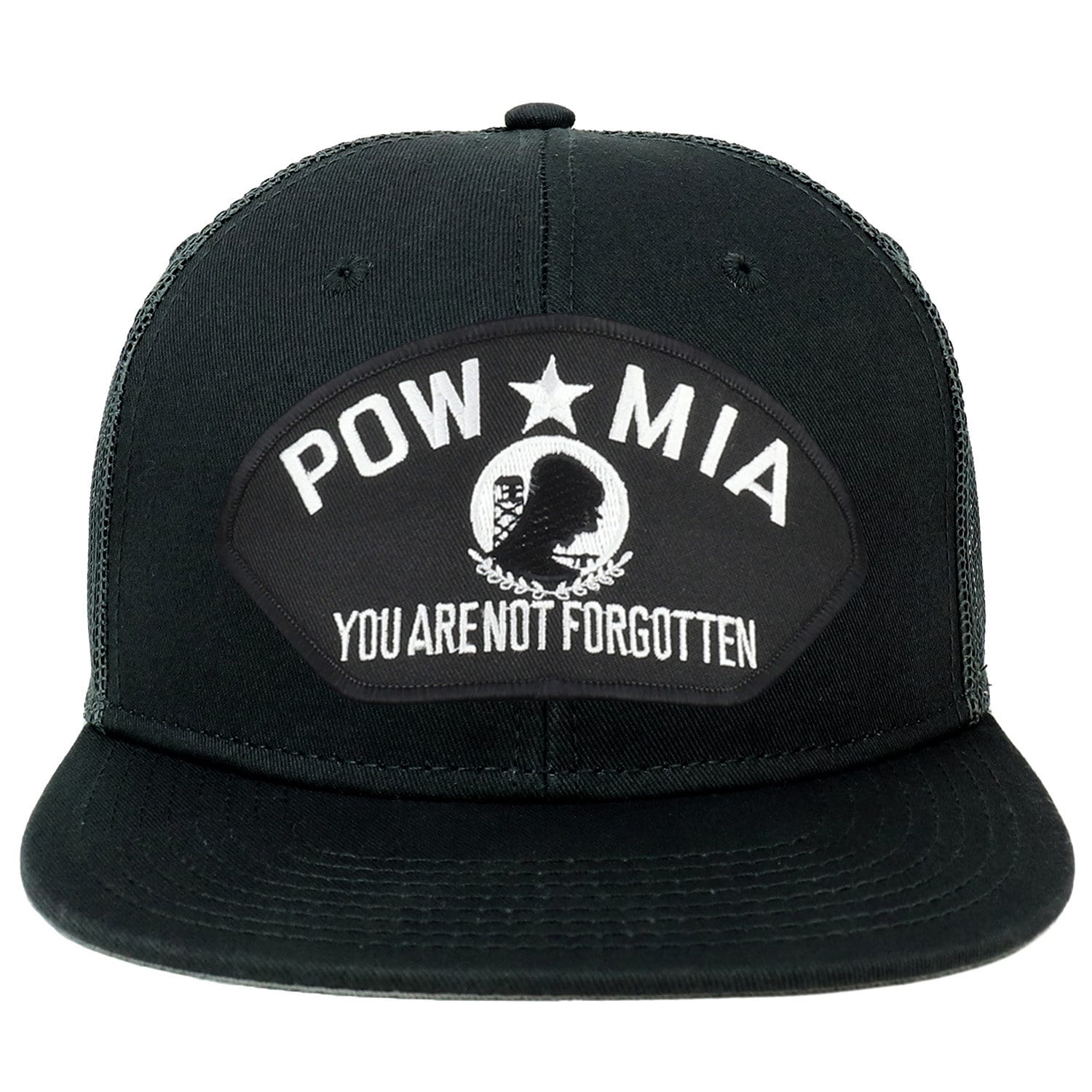 Oversize Xxl Pow Mia Nicht Vergessen Große Patch Flatbill Mesh Snapback Cap Oversize Xxl Pow Mia Nicht Vergessen Große Patch Flatbill Mesh Snapback Cap von armycrew