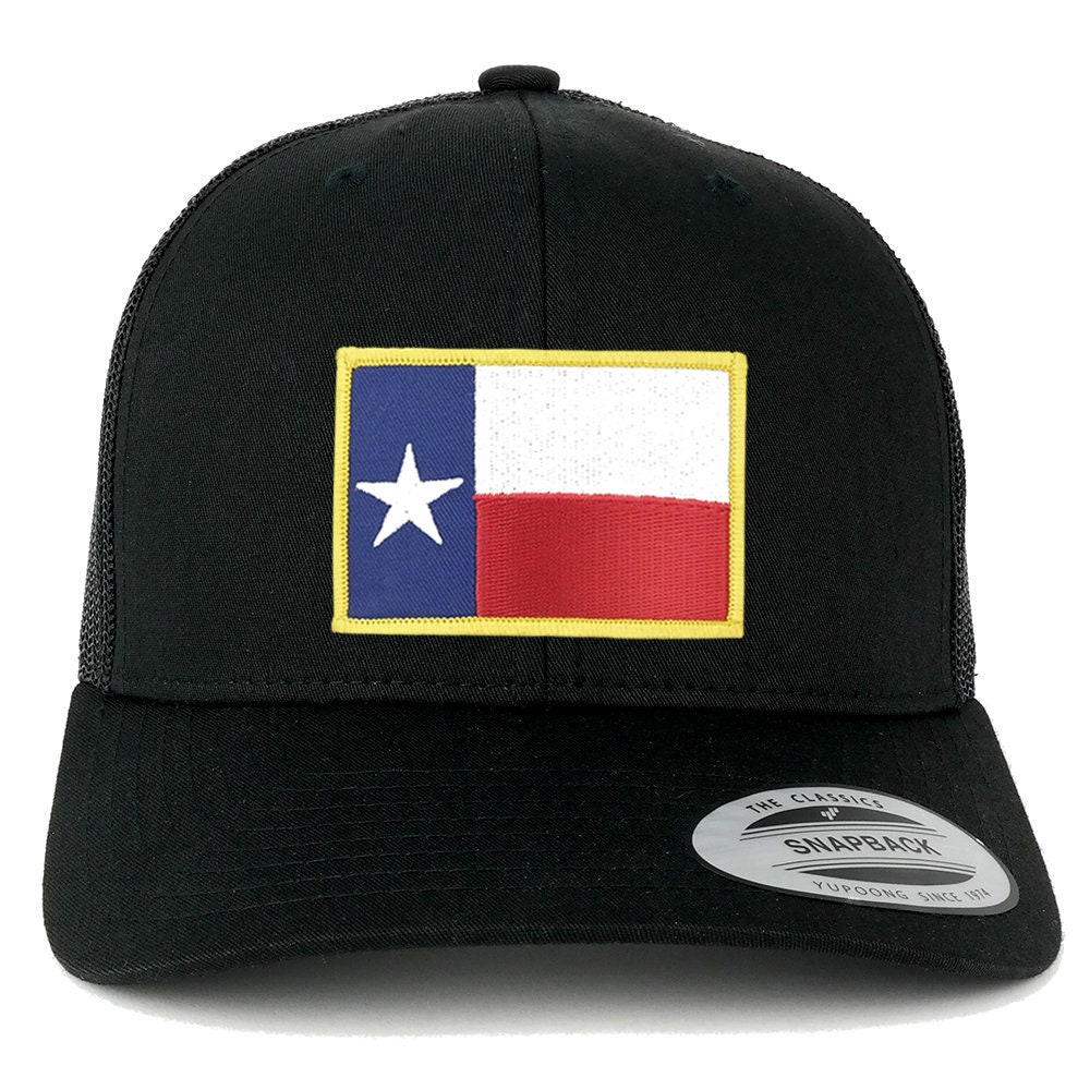 Oversize Xxl Texas State Flagge Patch Retro Trucker Mesh Cap Oversize Xxl Texas State Flagge Patch Retro Trucker Mesh Cap von armycrew