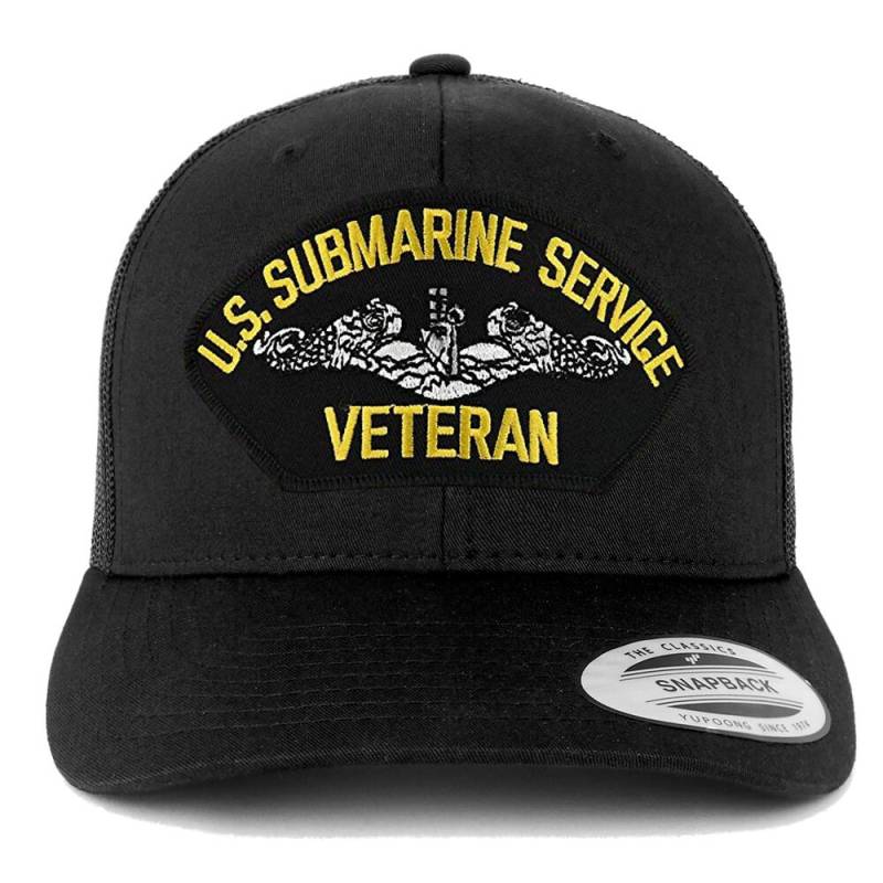 Oversize Xxl Us U-Boot Veteran Große Patch Retro Trucker Mesh Cap von armycrew