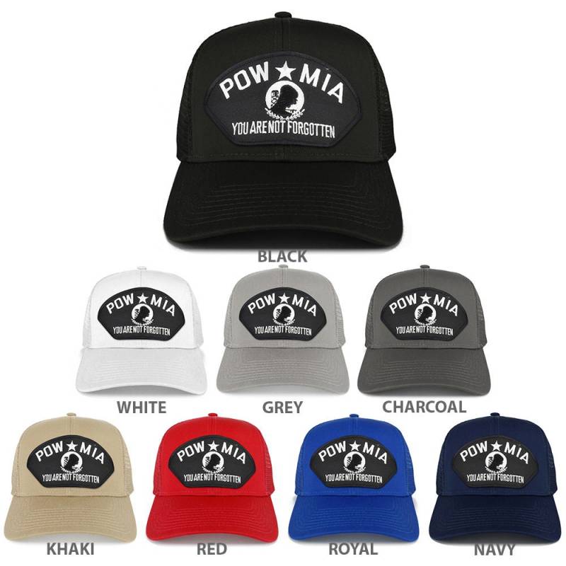 Pow Mia Nicht Vergessen Große Patch Snapback Mesh Trucker Cap | 30-287-Pml138 von armycrew