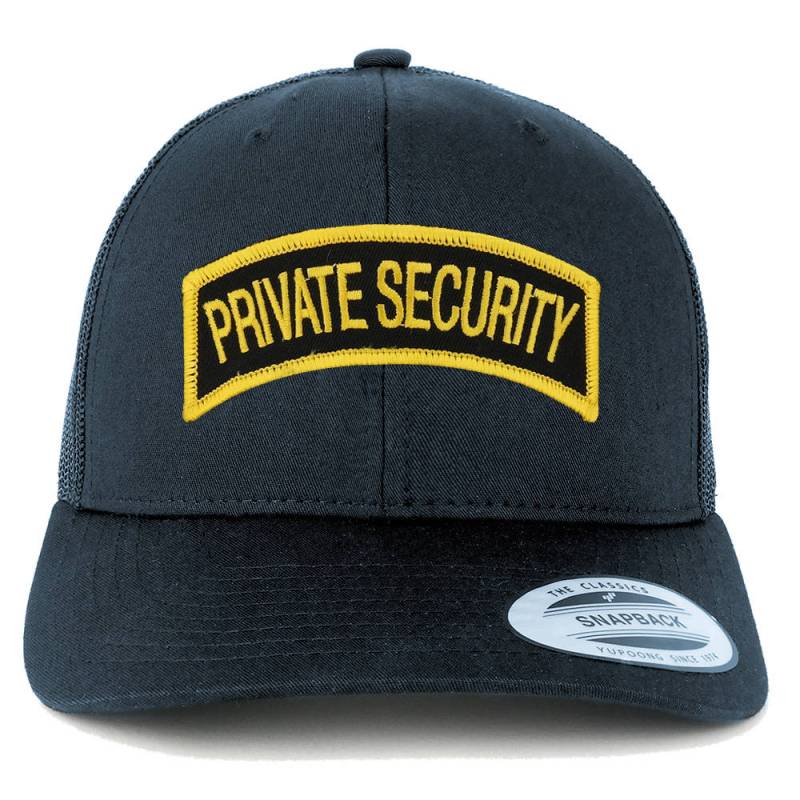 Private Sicherheit Tab Bestickt Eisen Auf Patch Mesh Zurück Trucker Cap | 6606-Pm3411 von armycrew