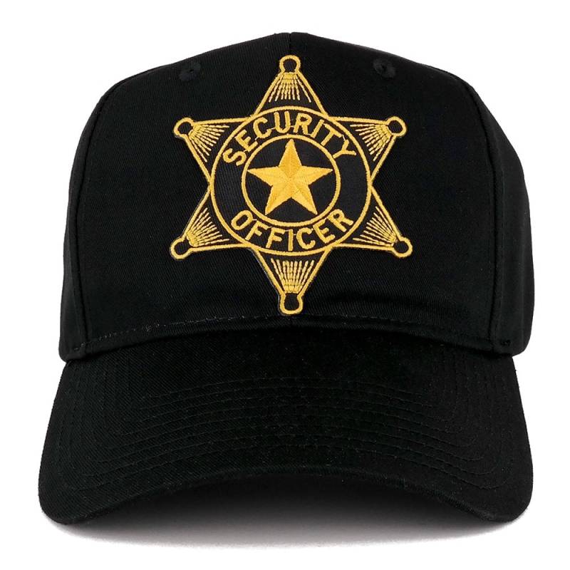 Security Officer Star Bestickt Eisen Auf Patch Verstellbare Mesh Trucker Cap | 30-287-Pl336-Sicherheit von armycrew