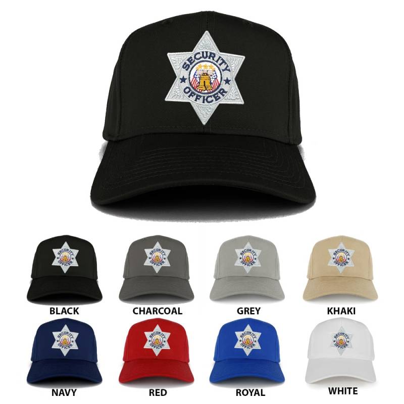 Sicherheitsbeauftragter Silber Bestickt Eisen Auf Patch Verstellbare Baseball-Cap | 27-079-Fce-103 von armycrew