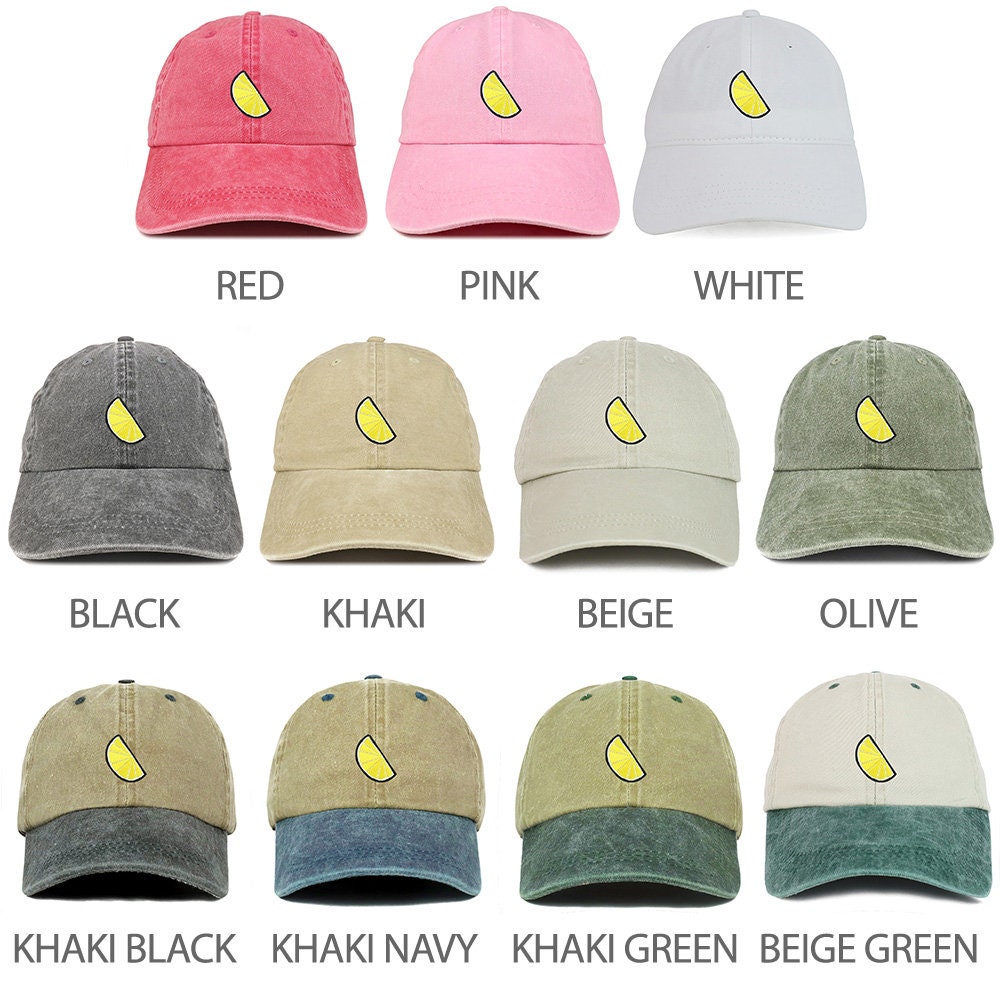 Zitrone Bestickt Patch Unstrukturierte Baumwolle Gewaschen Baseball-Cap Zitrone Bestickt Patch Unstrukturierte Baumwolle Gewaschen Baseball-Cap von armycrew