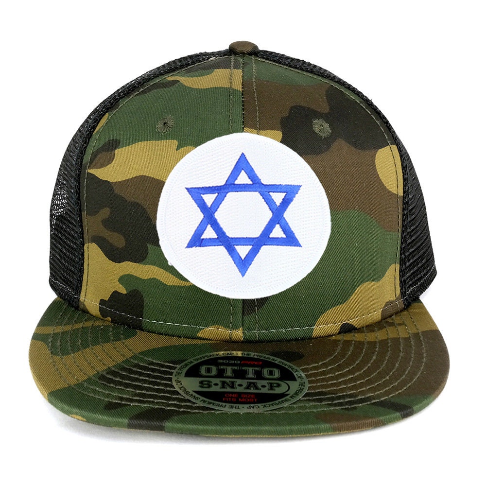 stern Von David Patch Camo Snapback Mesh Flatbill Baseball Cap stern Von David Patch Camo Snapback Mesh Flatbill Baseball Cap von armycrew