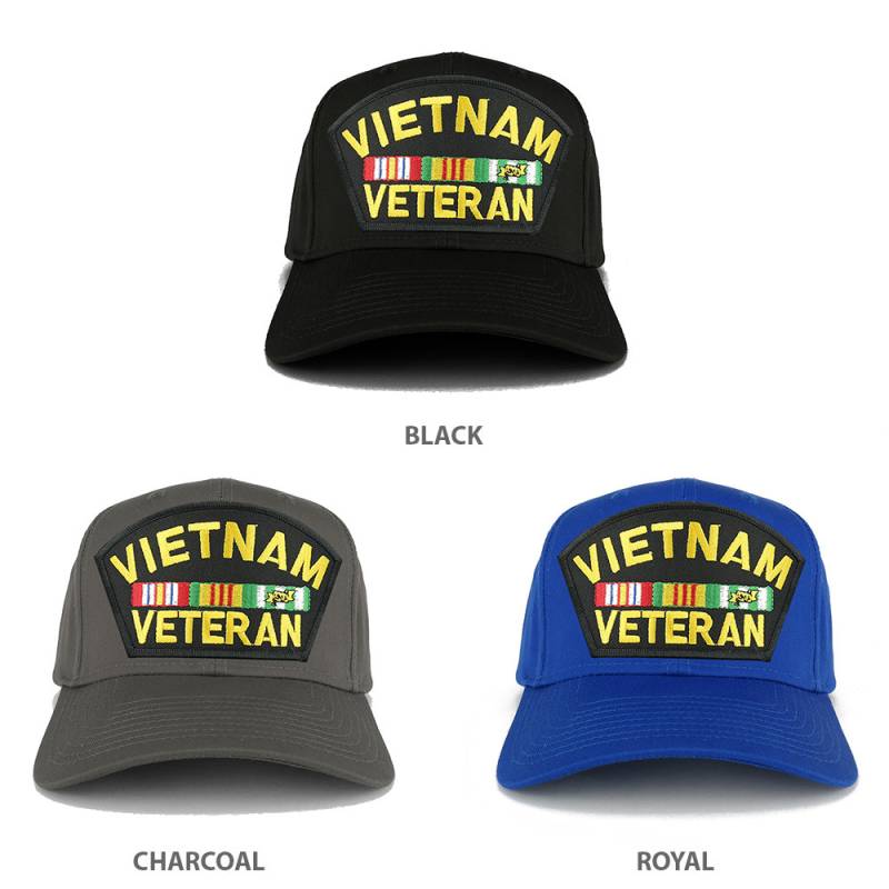 xxl Oversize Vietnam Veteran Großen Patch Baseball Cap | 27-079xx-Pml181 von armycrew