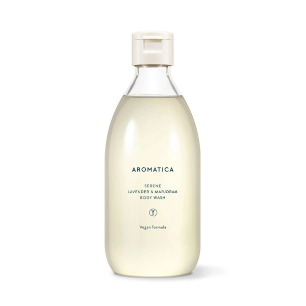 aromatica - Serene Body Wash Lavender & Marjoram - 500ml von aromatica