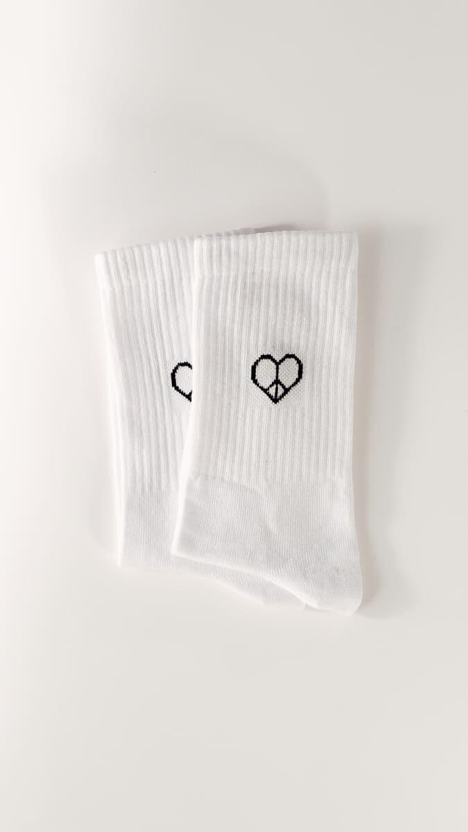 Love & Peace Statement Socken von arrelDE
