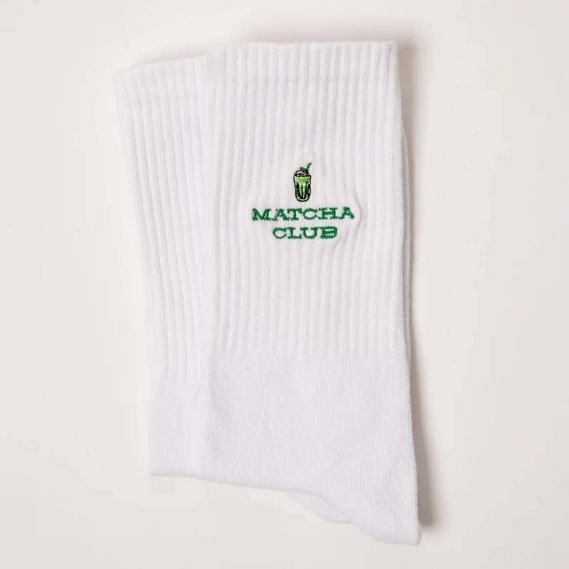 Matcha Club Statement Socken von arrelDE
