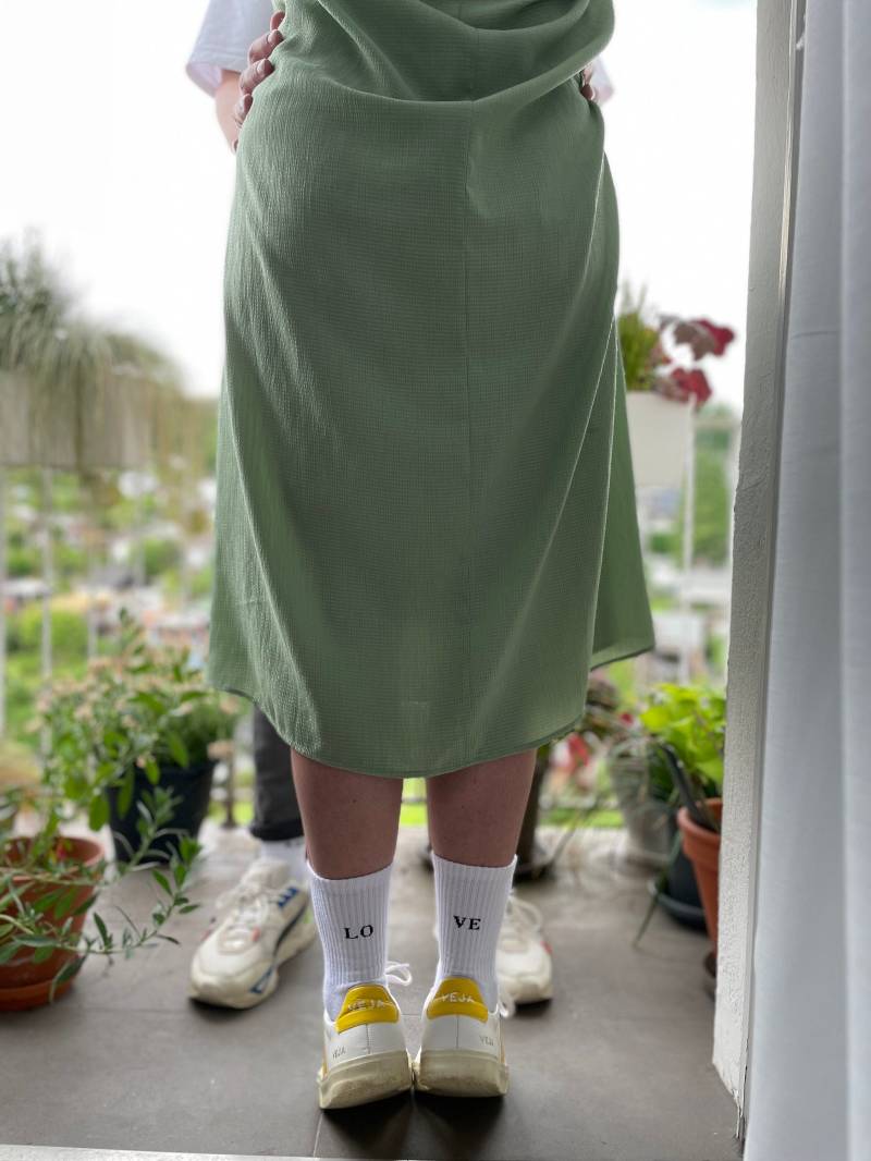 statement Premium Socken Weiß Mit Gots Zertifizierter Bio-Baumwolle Fair Und Nachhaltig Made in Eu Geschenkidee Geschenk Geburtstag Liebe von arrelDE