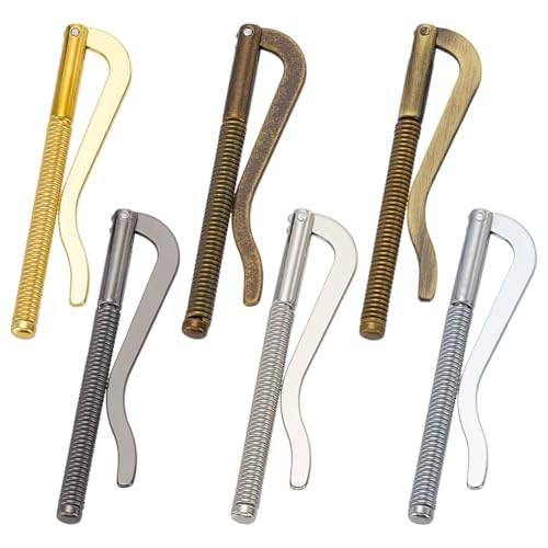 arricraft 6 Stück Geldklammer Einsteckstange Aus Federmetall 2.73 Zoll 6 Farben Brieftasche Klemme Ersatzteile Für Bifold Leder Brieftasche Geldbörse Metall Brieftaschen von arricraft
