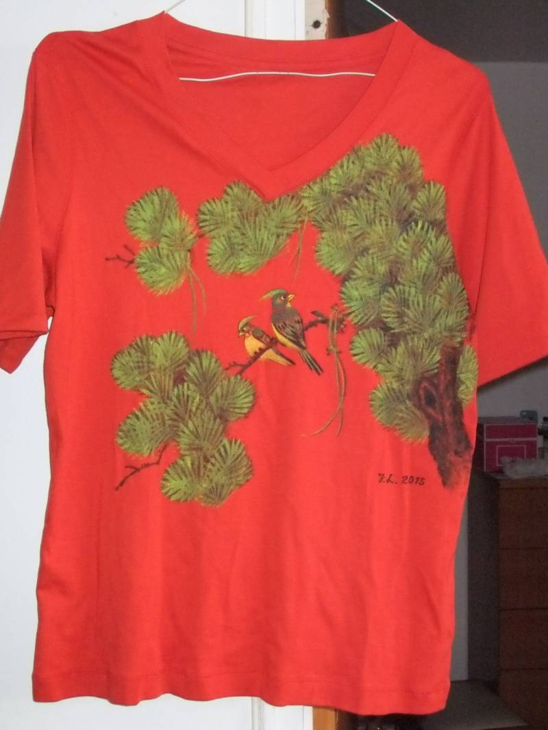 Handbemaltes T-Shirt von art4u