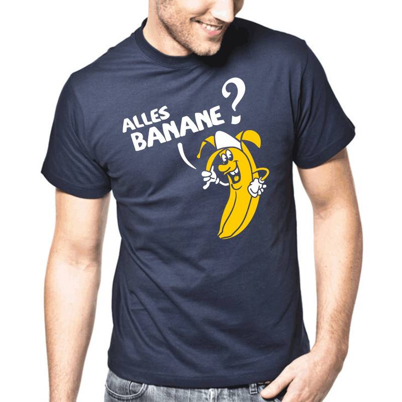 Alles Banane ? Cartoon Comic Banana Sprüche Spruch Fun Funny Spaß Lustig Retro Oldschool Maskotchen Mascot Comedy Geschenkidee T-Shirt von artSHIRT24