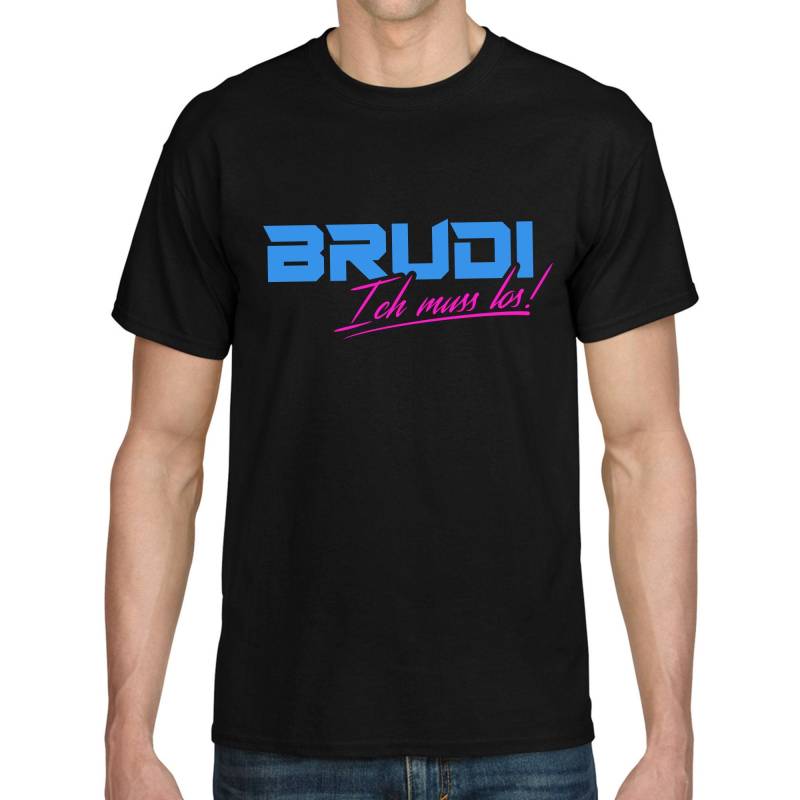 Brudi Ich Muss Los Bro Bruder Brother Sprüche Spruch Roller Rap Rapper Hiphop Trend Spaß Comedy Lustig Street Fun Geschenkidee Festival von artSHIRT24
